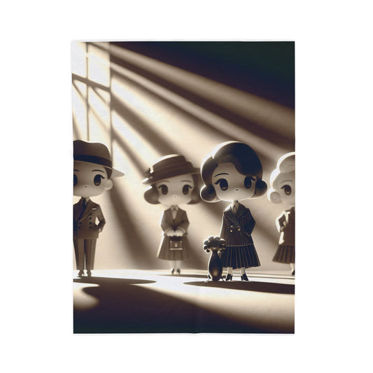 Mystery and Shadows - Plush Blanket