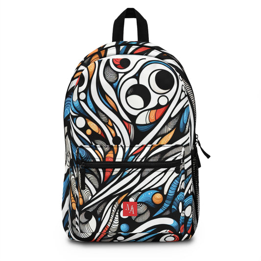 Whimsical Tapestry of Colors- Backpack