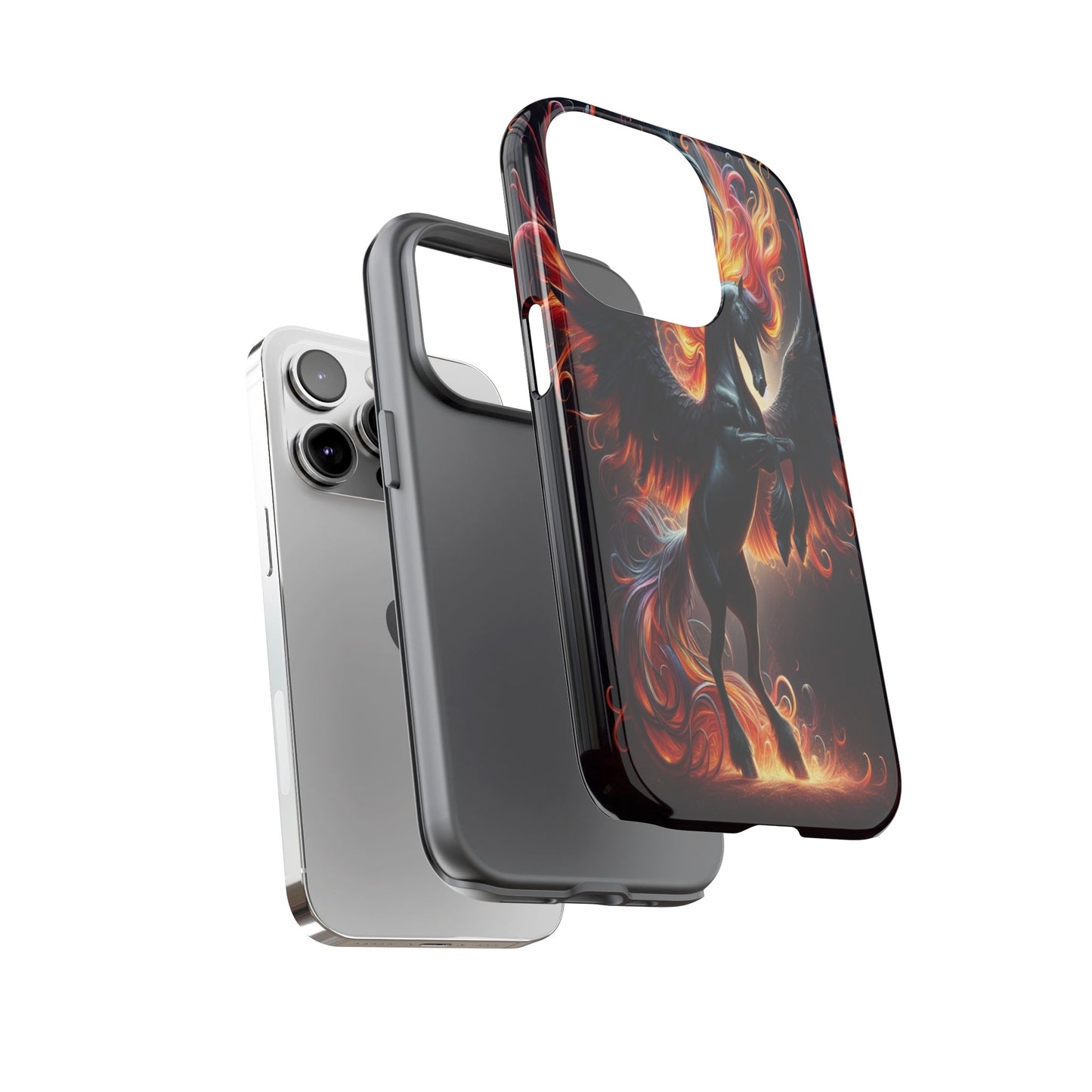 Custom ProtectiveWings of Fire and GraceIphone Case Compatible With Iphone 16 15 14 - Phone Cover