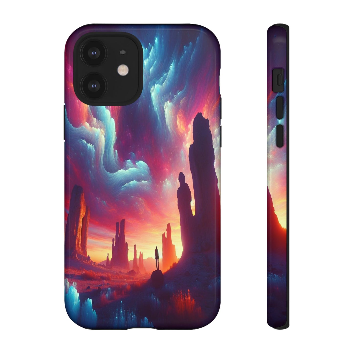 Wanderer in the Painted Sky - Phone Case
