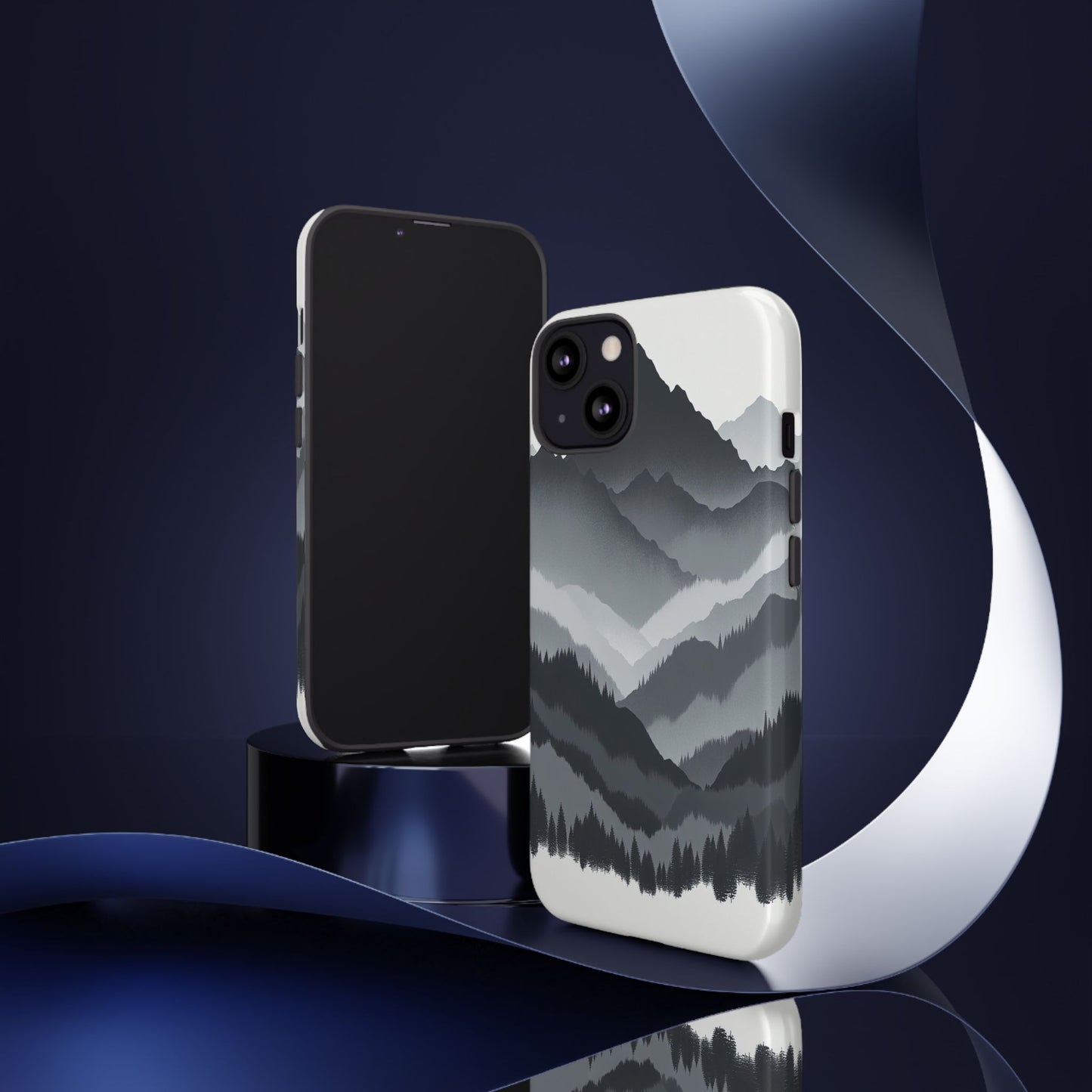 Layers of Misty Peaks - Phone Case