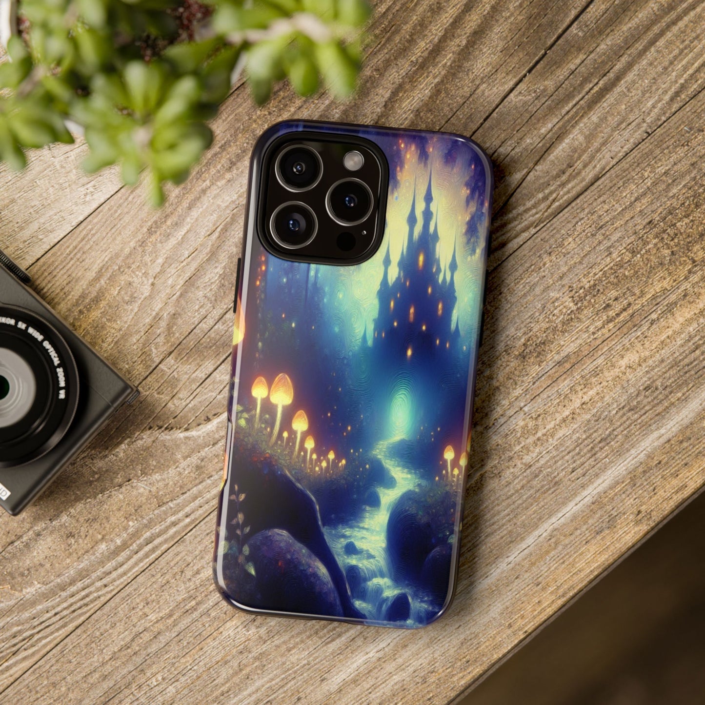 The Luminous Forest Path - Phone Case