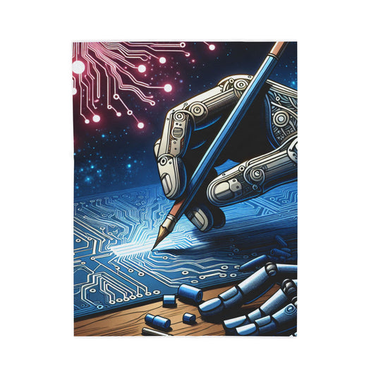 Artificial Creativity - Plush Blanket