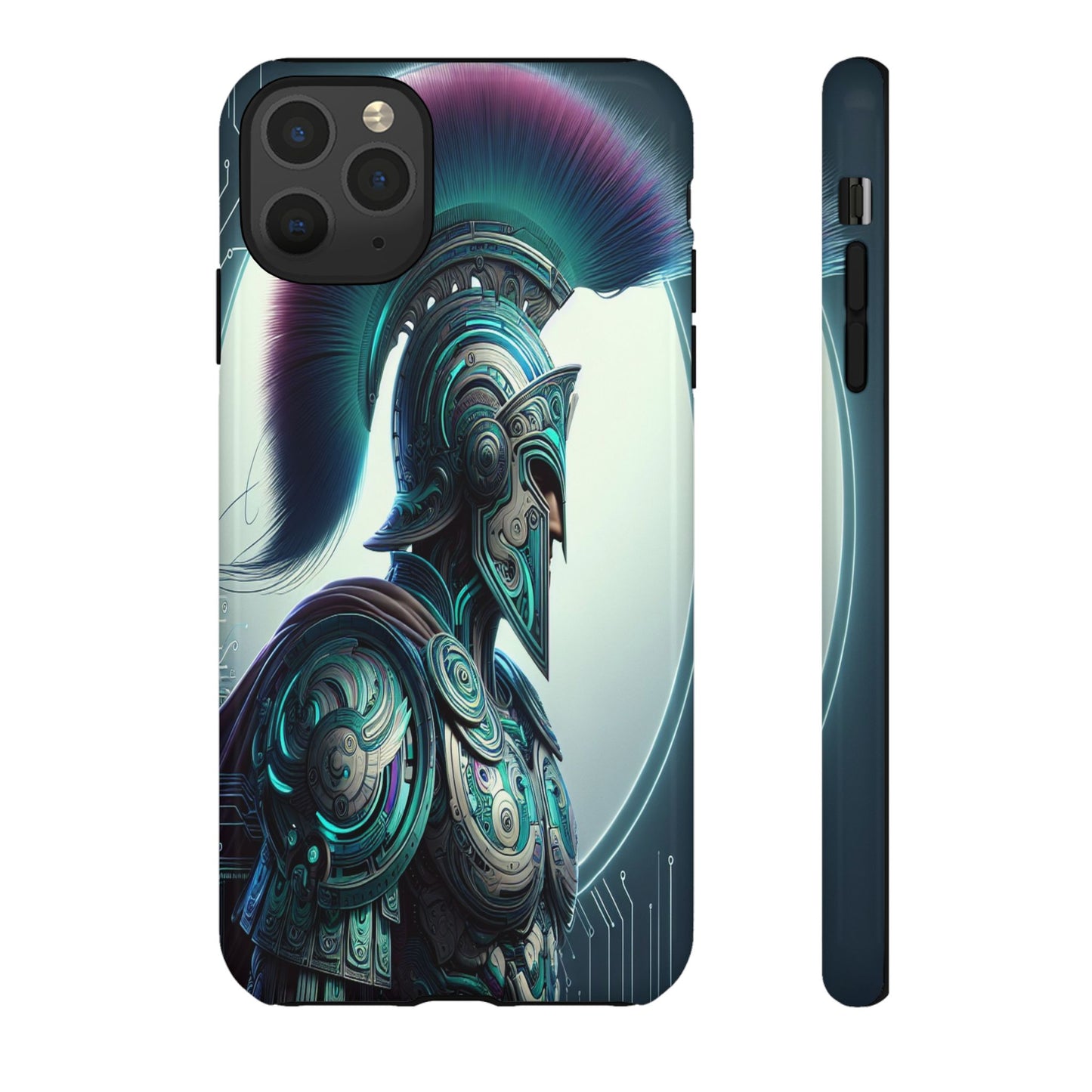 Custom ProtectiveGuardian of the Digital RealmIphone Case Compatible With Iphone 16 15 14 - Phone Cover