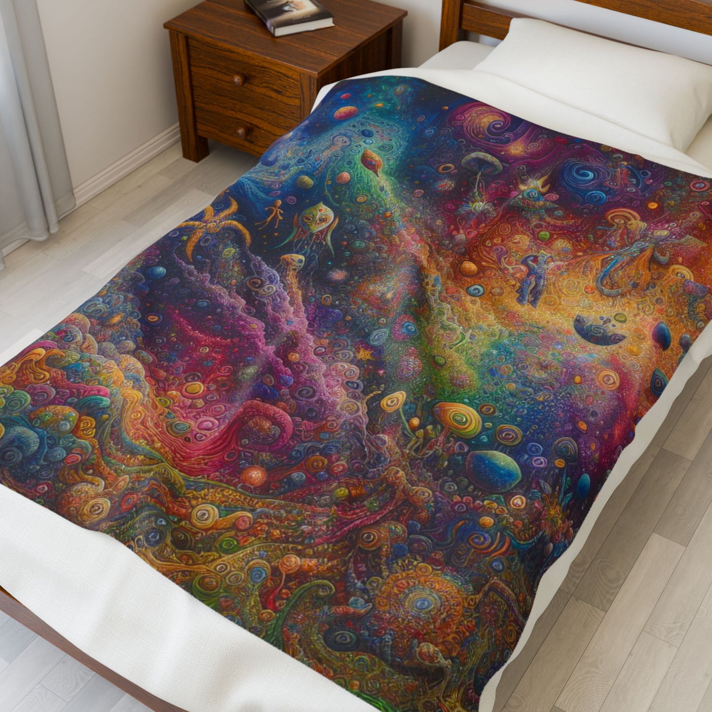 Cosmic Odyssey - Plush Blanket