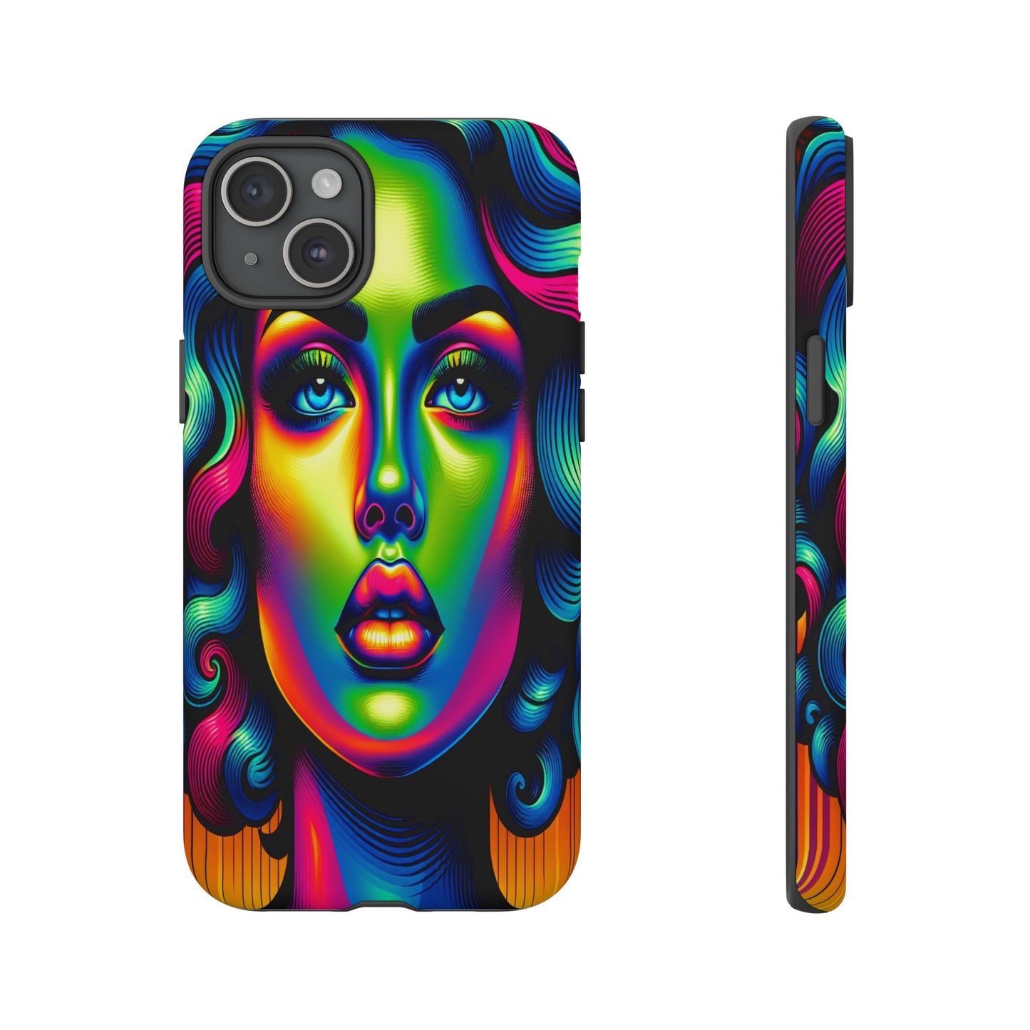 Custom Protective Spectrum Radiance Iphone Case Compatible With Iphone 16 15 14 - Phone Cover