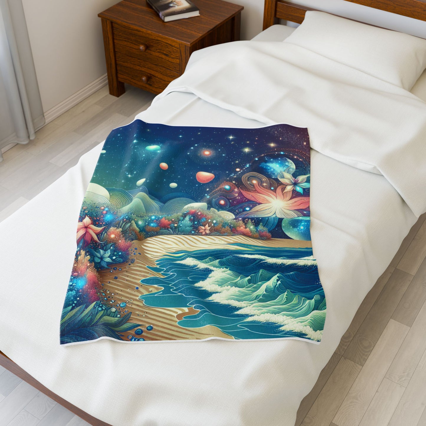 Oceanic Dreamscape - Plush Blanket