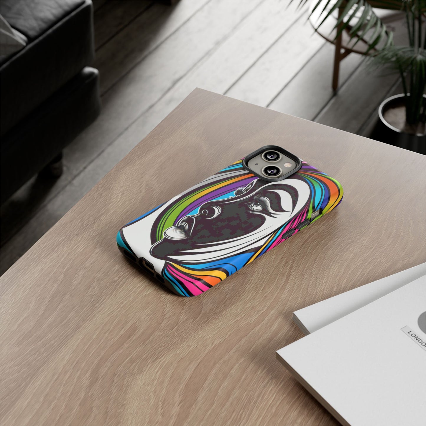Colorful Portrait Fusion - Phone Case