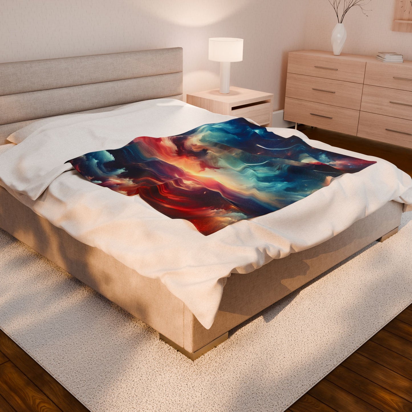 Celestial Rhythms - Plush Blanket