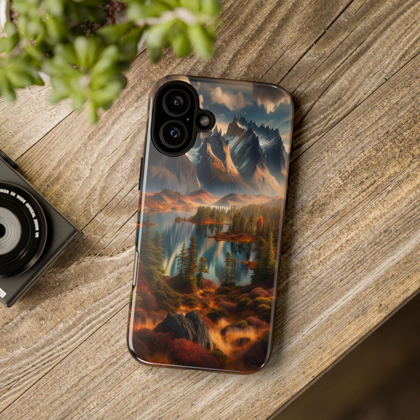 Custom ProtectiveMajestic Peaks and Tranquil WatersIphone Case Compatible With Iphone 16 15 14 - Phone Cover