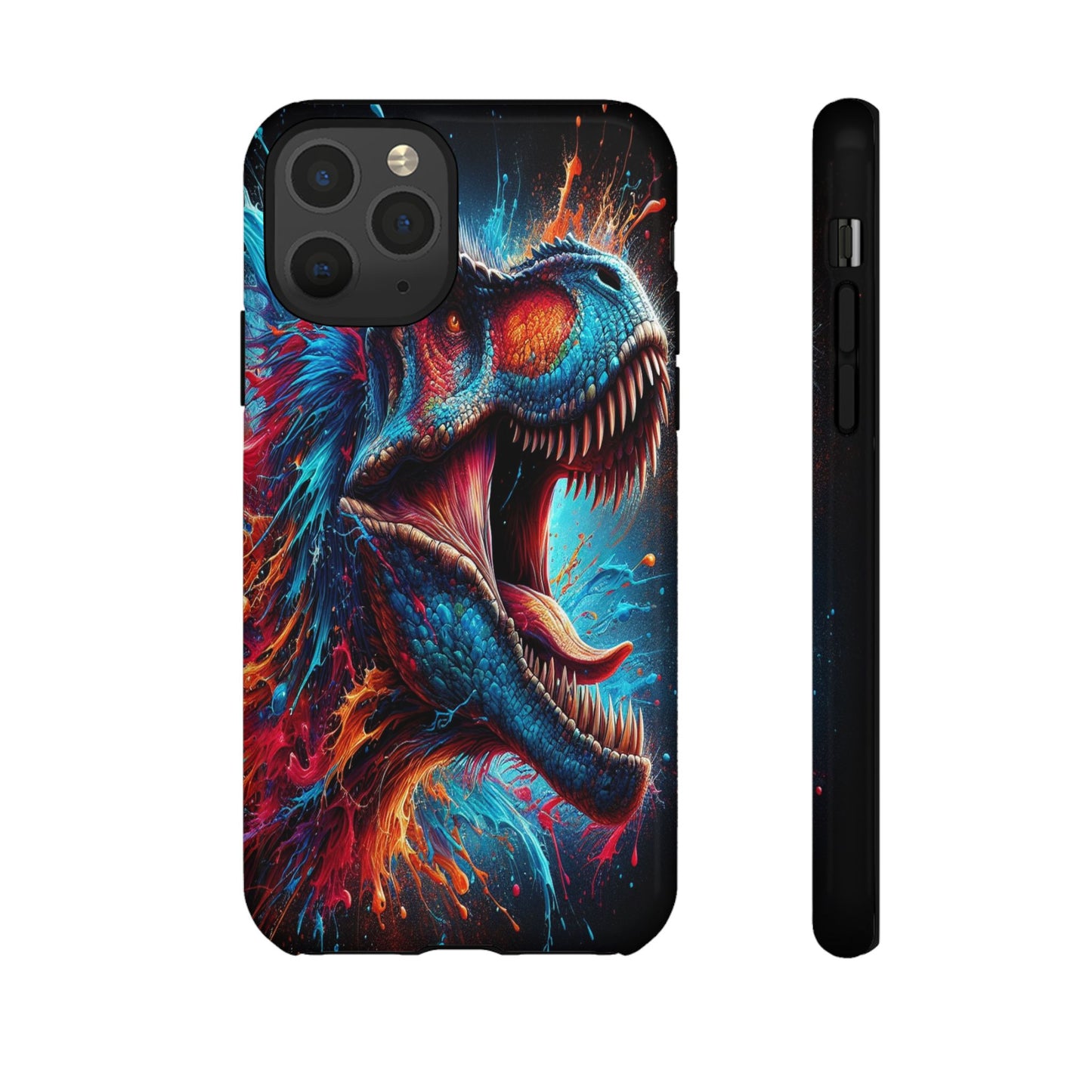 Colorburst Dinosaur Roar - Phone Case
