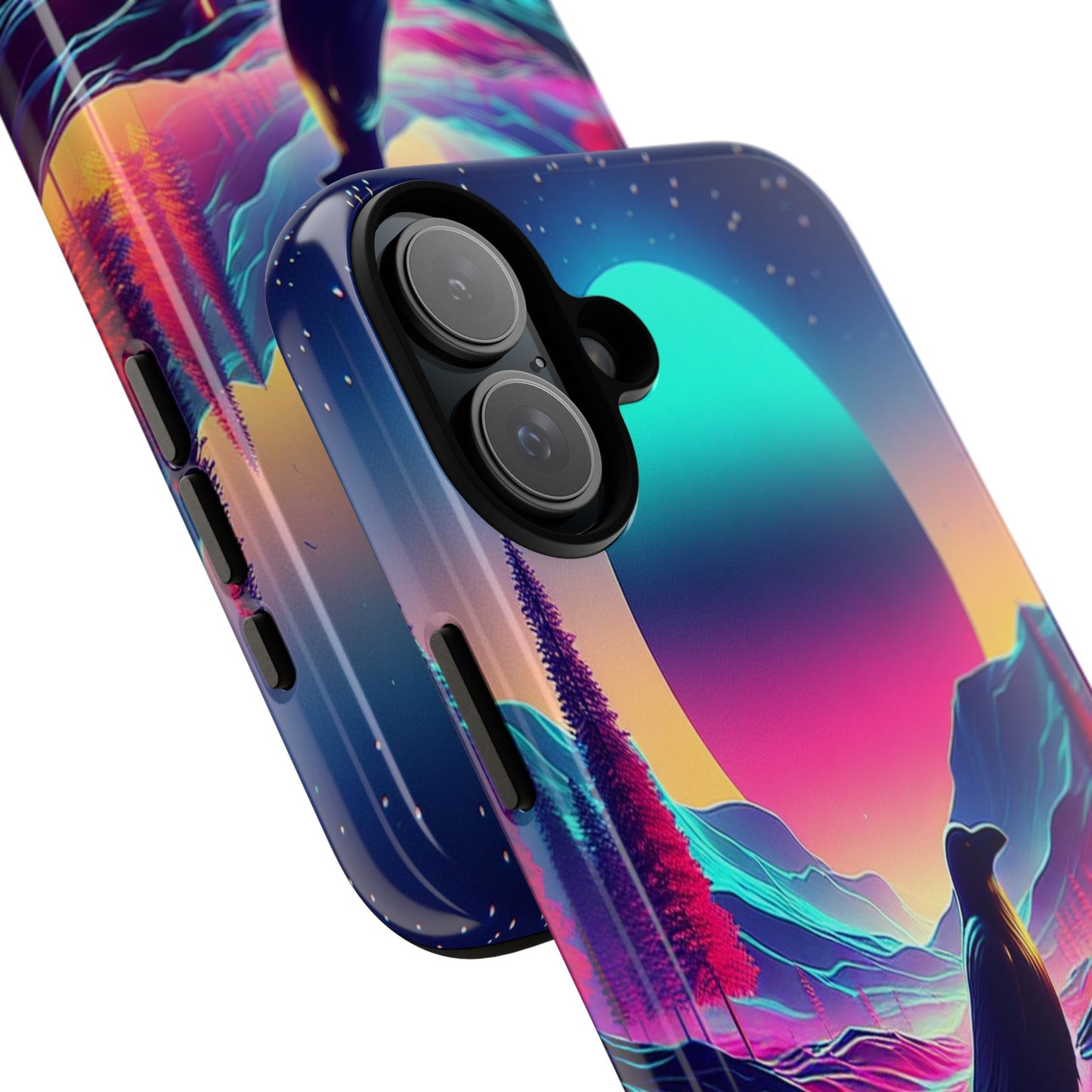 Celestial Horizon with Raven - Phone Case