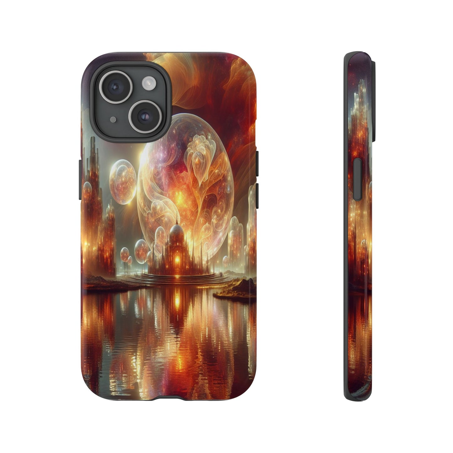 Protective Celestial Dreamscape Iphone Case Compatible With Iphone 16 15 14 - Phone Cover