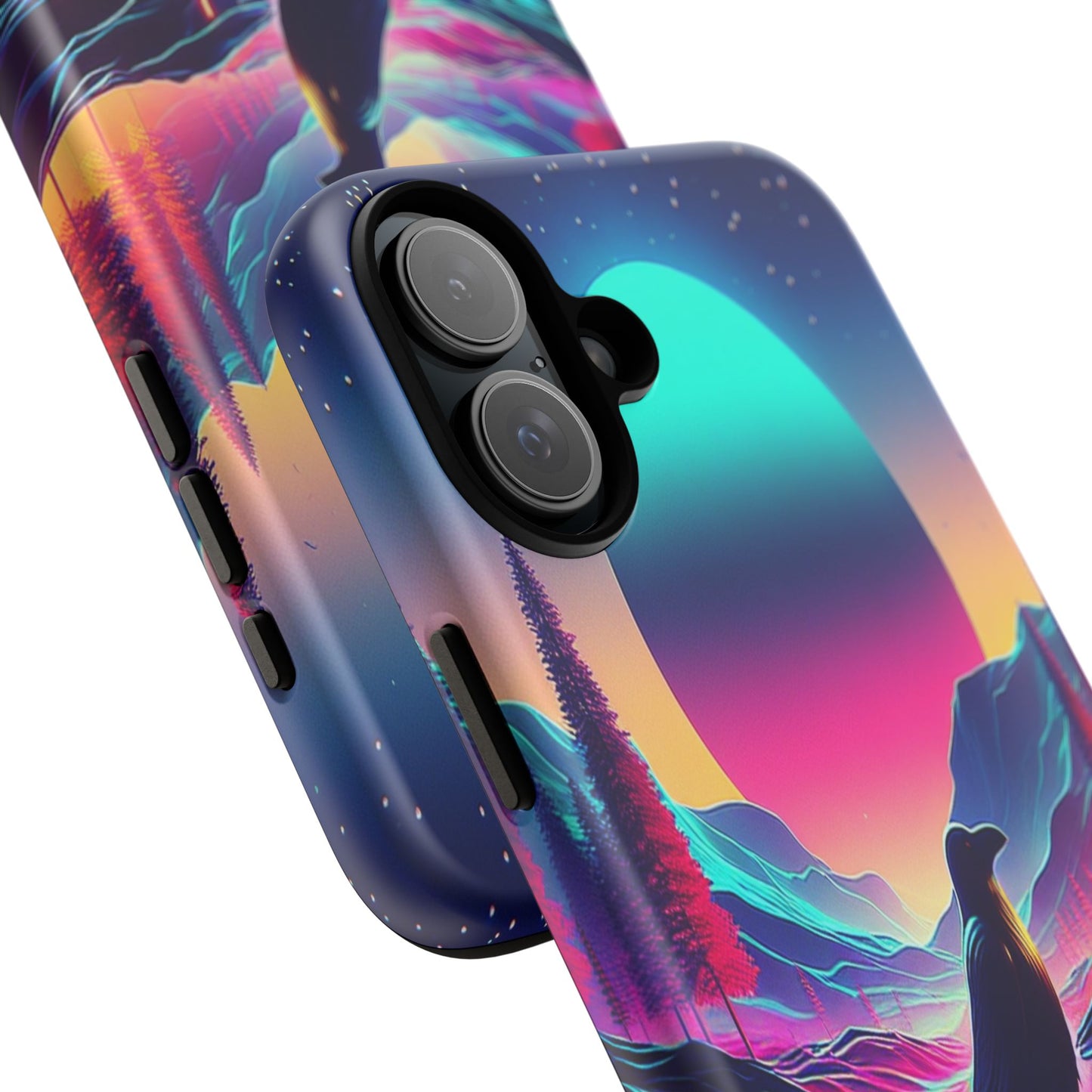 Celestial Horizon with Raven - Phone Case