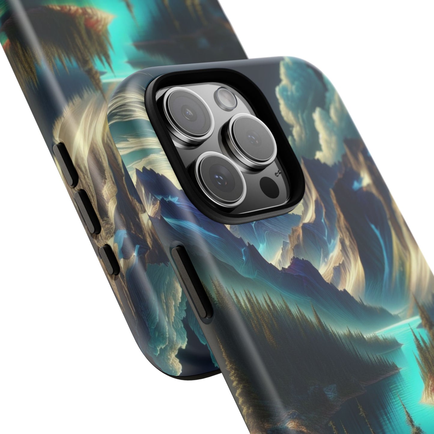 Custom ProtectiveMajestic Peaks and Tranquil WatersIphone Case Compatible With Iphone 16 15 14 - Phone Cover