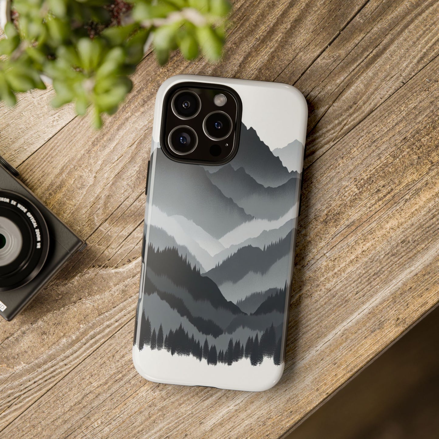 Layers of Misty Peaks - Phone Case