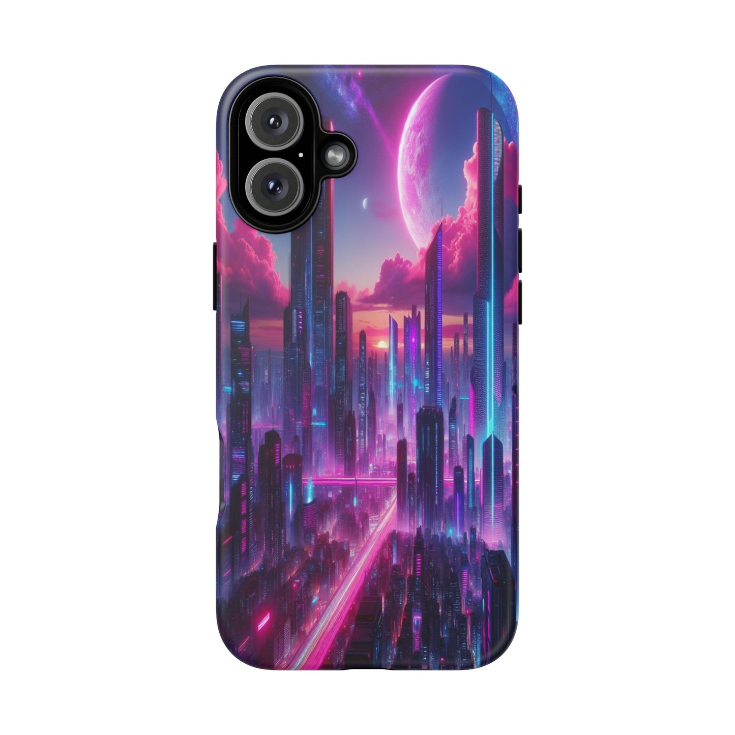 Futuristic Skyline Fantasy - Phone Case