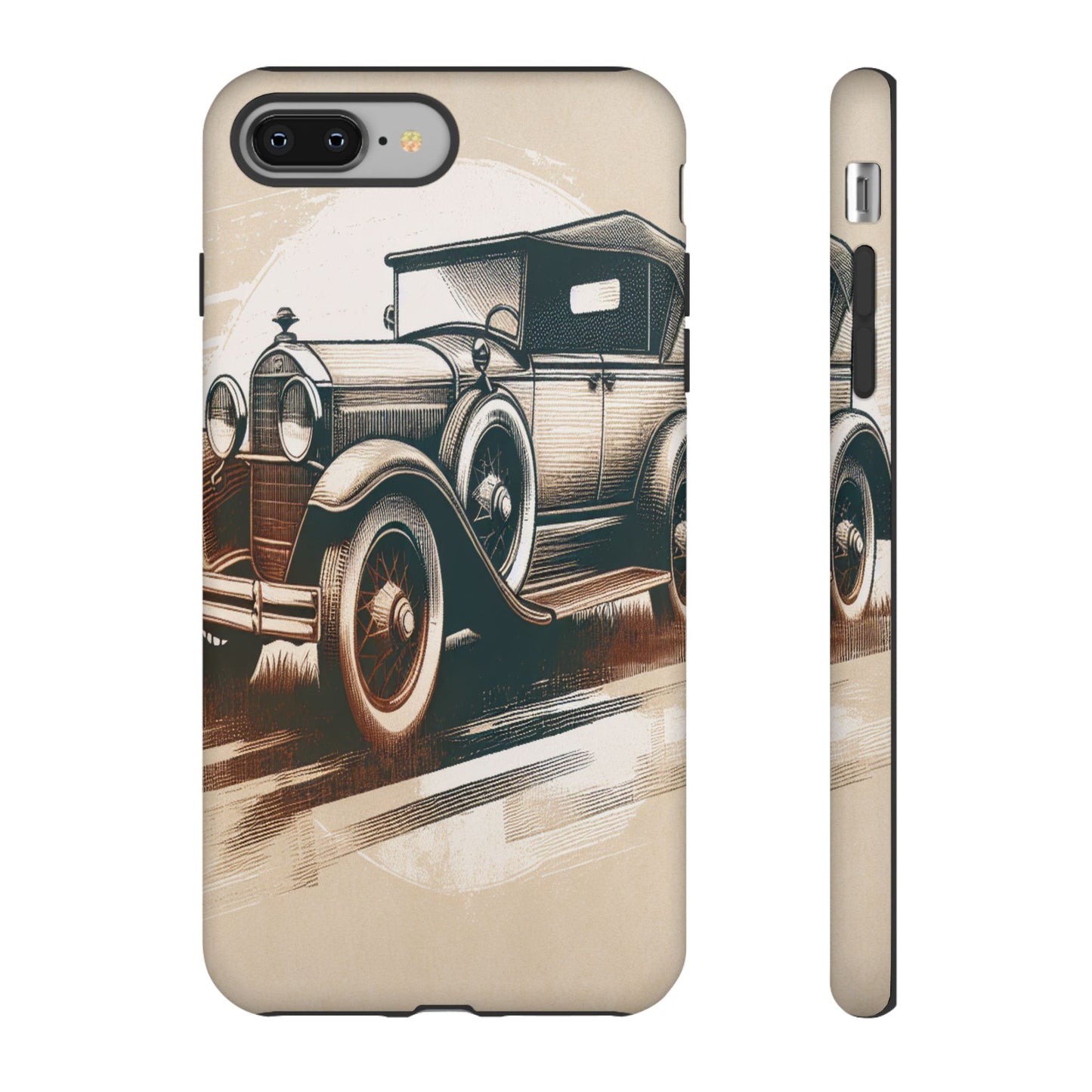 Vintage Wheels in Motion - Phone Case