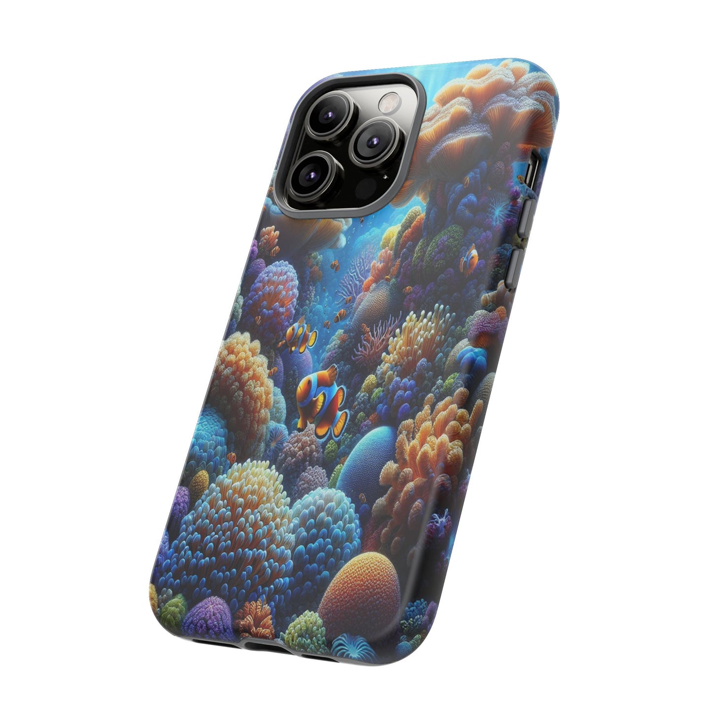Custom ProtectiveUnderwater Paradise Alive with ColorIphone Case Compatible With Iphone 16 15 14 - Phone Cover