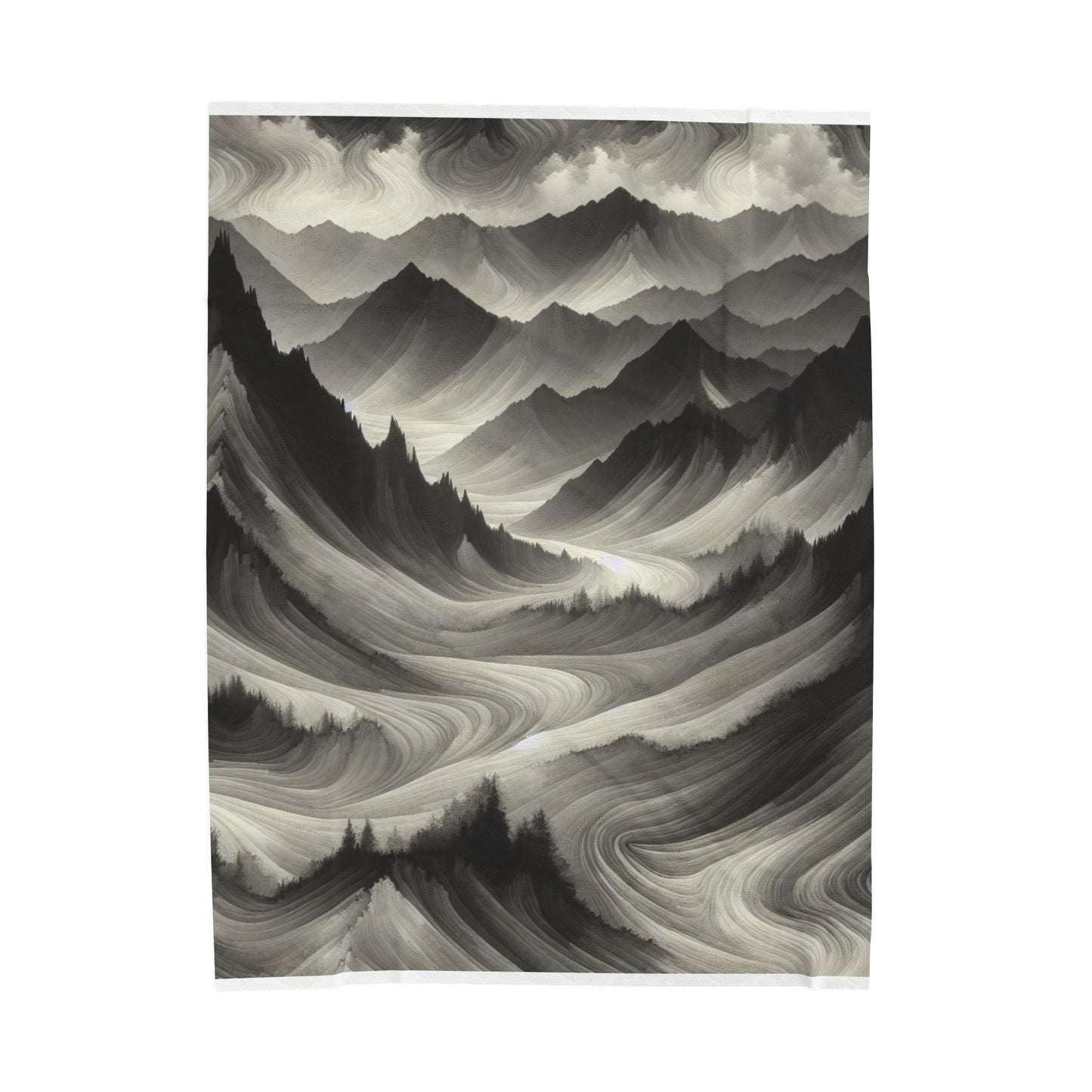 Enigmatic Landscapes - Plush Blanket