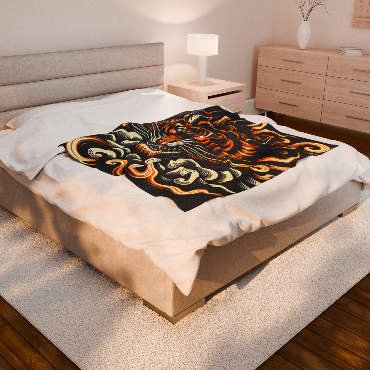 Fierce Essence of the Beast - Plush Blanket