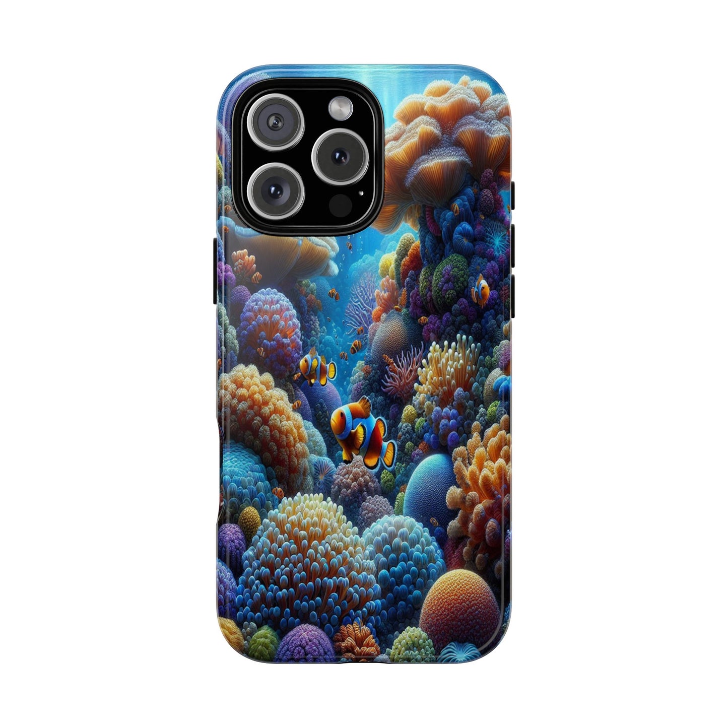 Custom ProtectiveUnderwater Paradise Alive with ColorIphone Case Compatible With Iphone 16 15 14 - Phone Cover