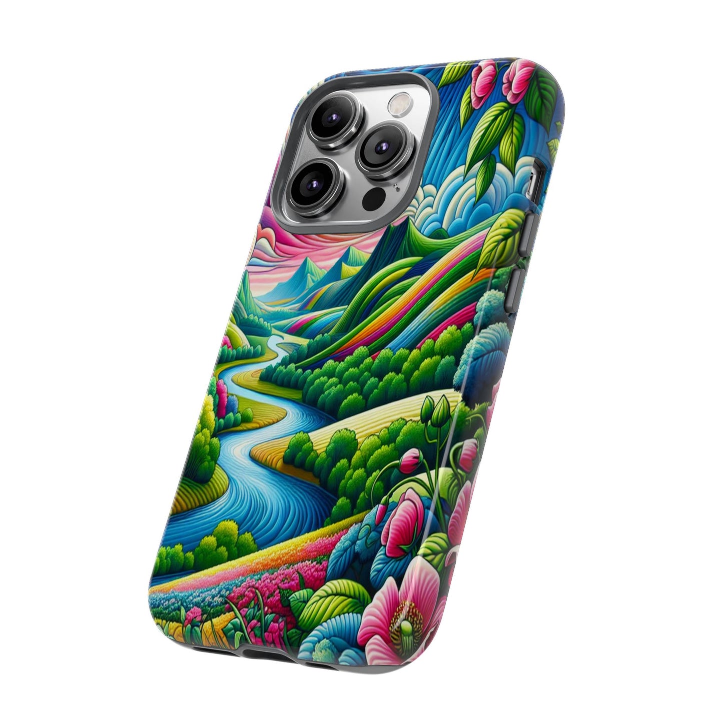 Colorful Landscape Fantasy - Phone Case