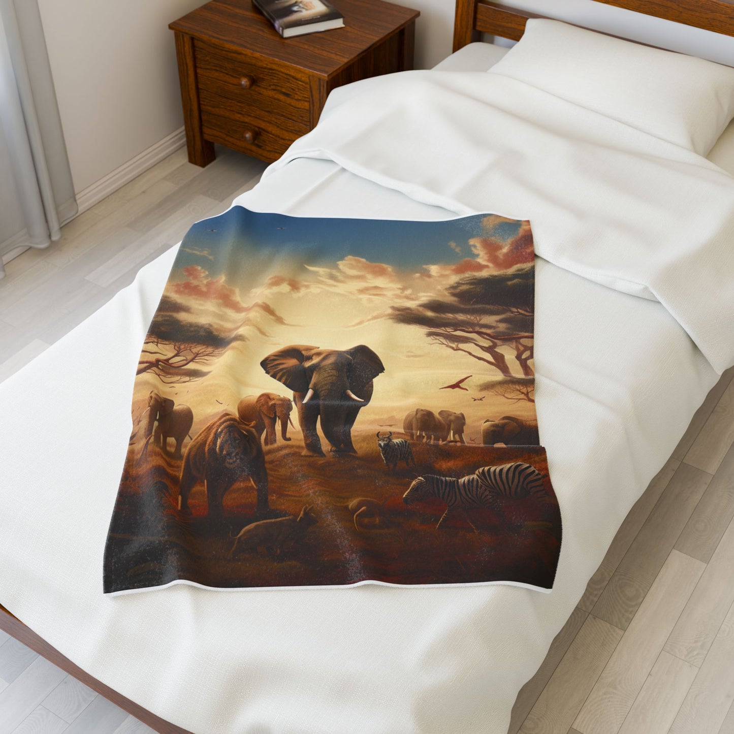 Savanna Sojourn- Plush Blanket