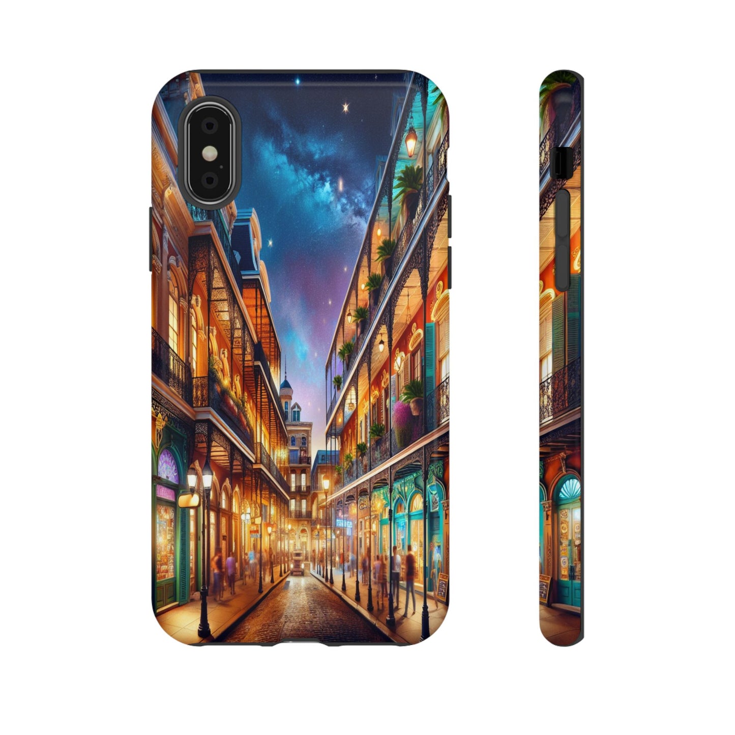 Starlit Street in the City - Phone Case