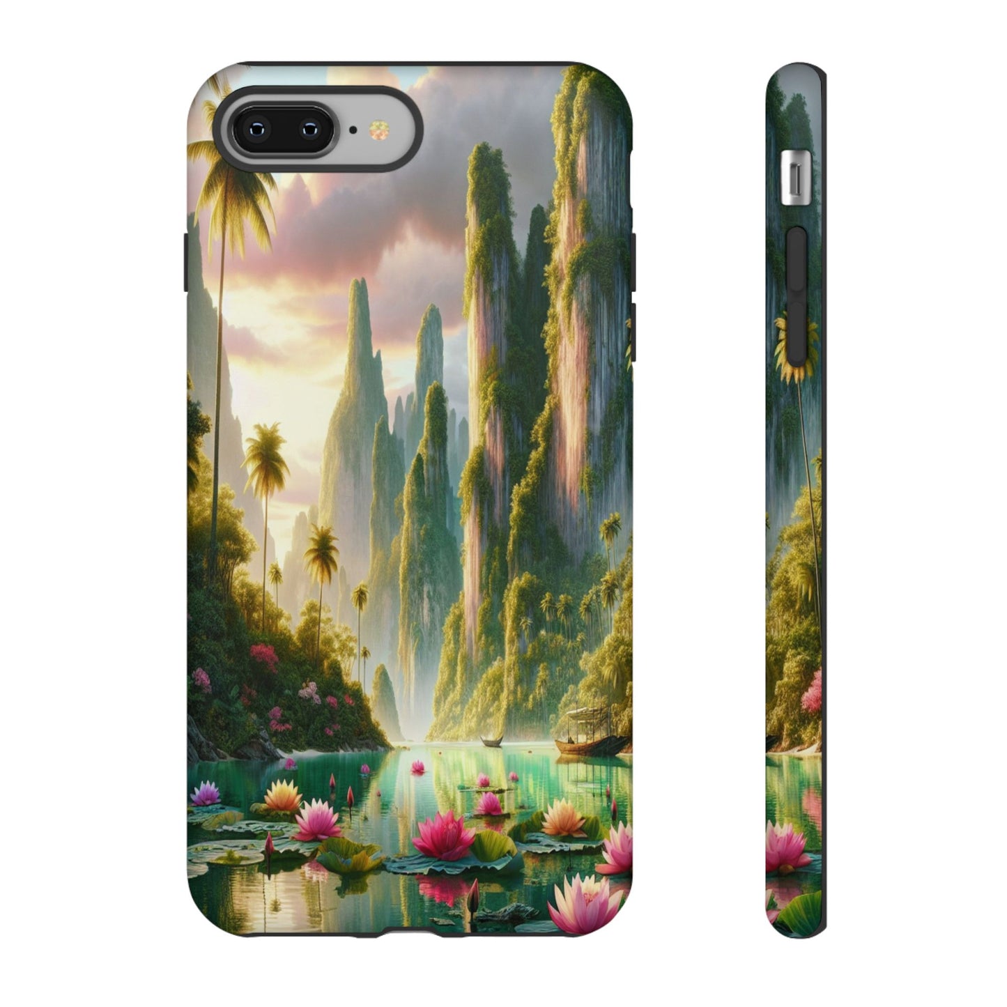 Custom Protective Tropical Oasis Vista Iphone Case Compatible With Iphone 16 15 14 - Phone Cover