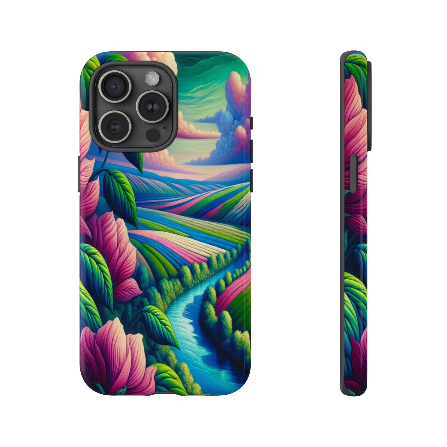 Protective Colors by the River Iphone Case Compatible With Iphone 16 15 14 - Phone Cover