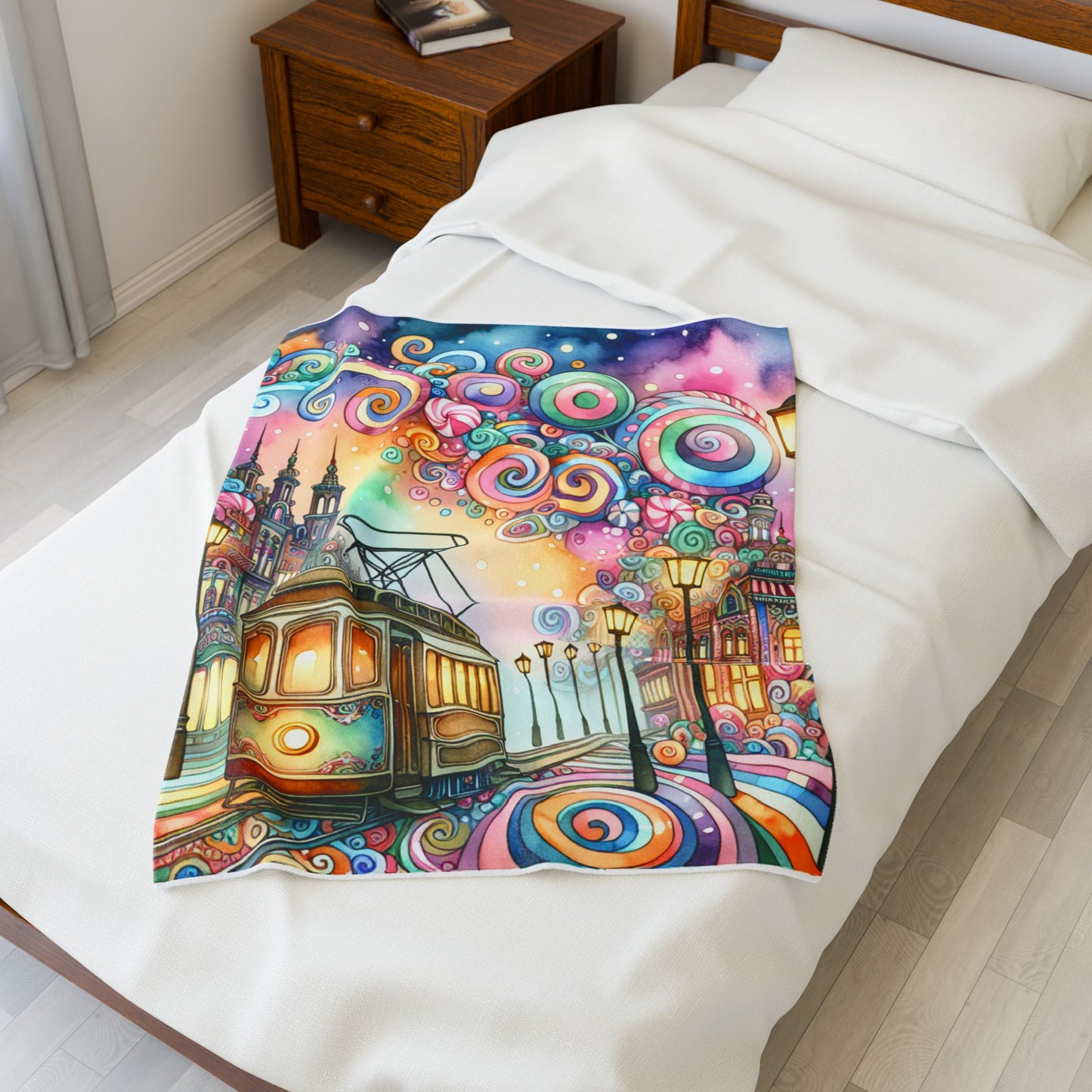 Whirl of Dreams - Plush Blanket