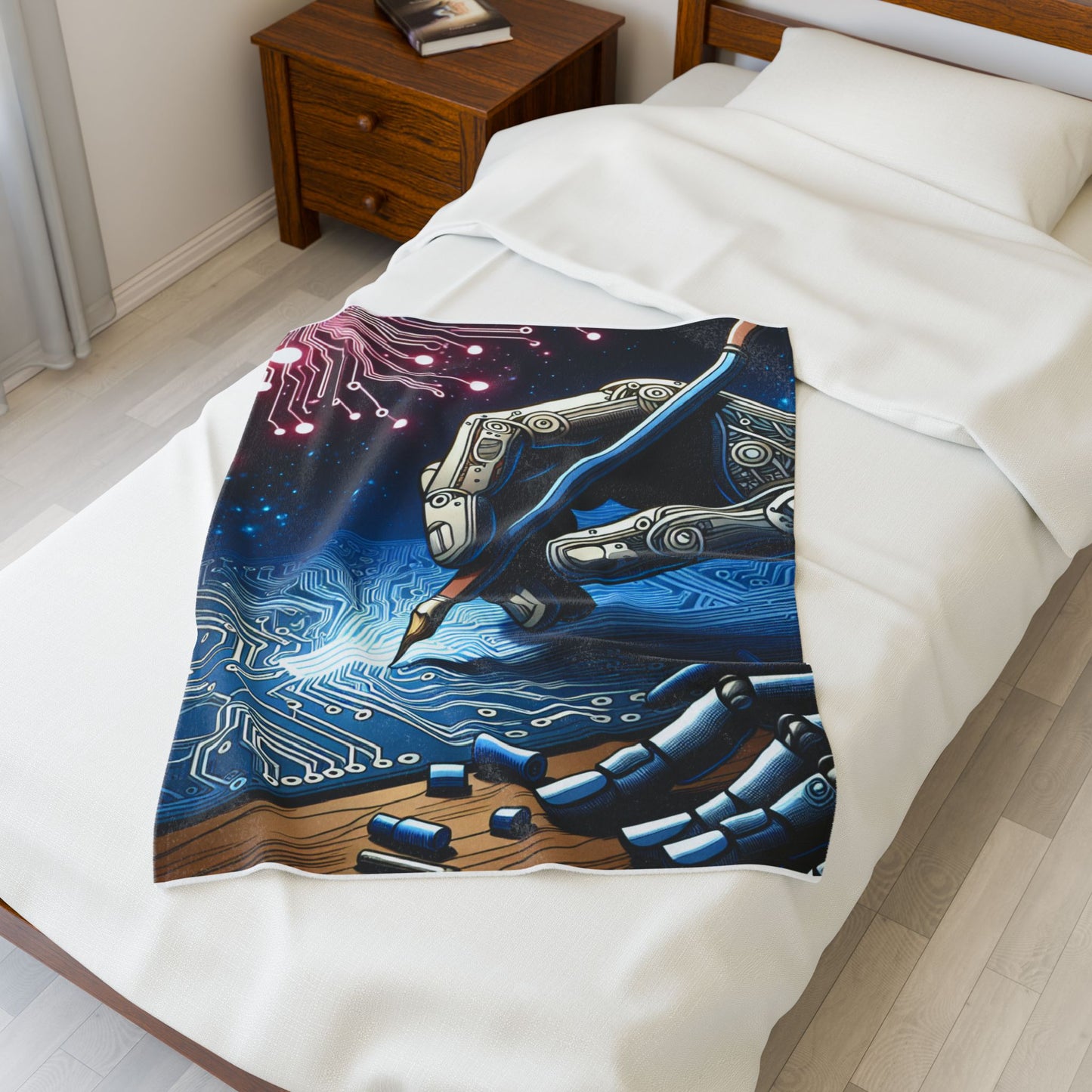 Artificial Creativity - Plush Blanket