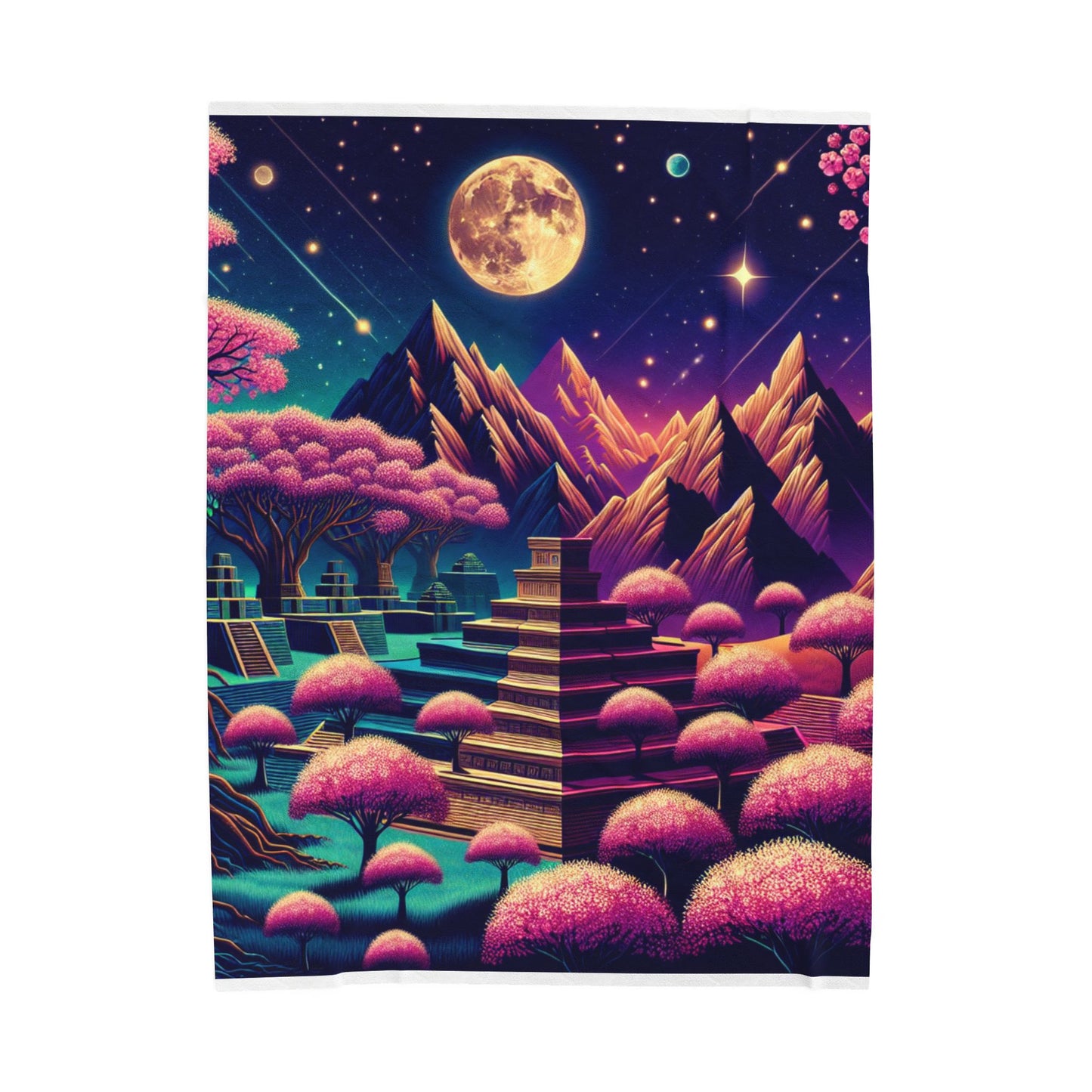 Lunar Fantasia- Plush Blanket