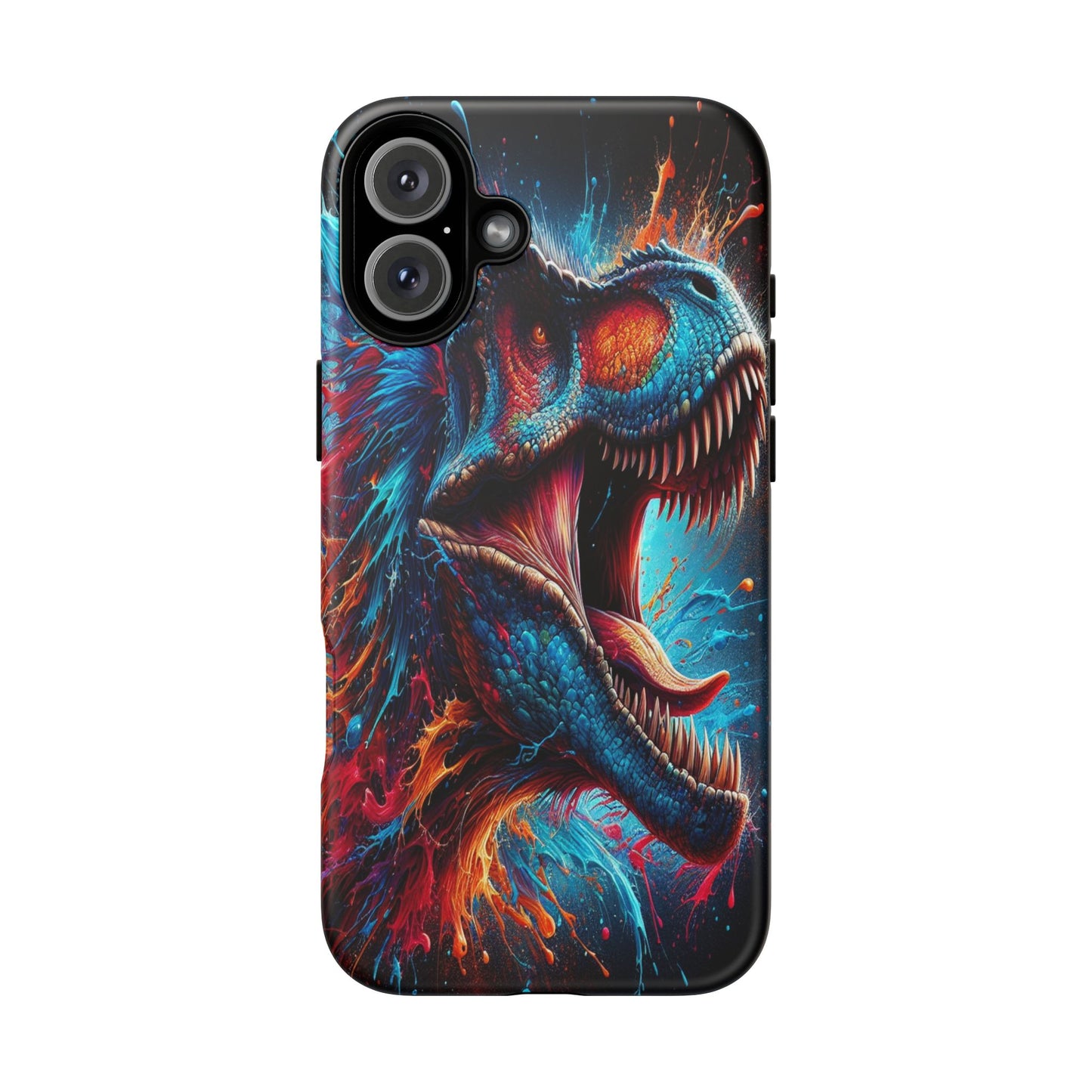 Colorburst Dinosaur Roar - Phone Case