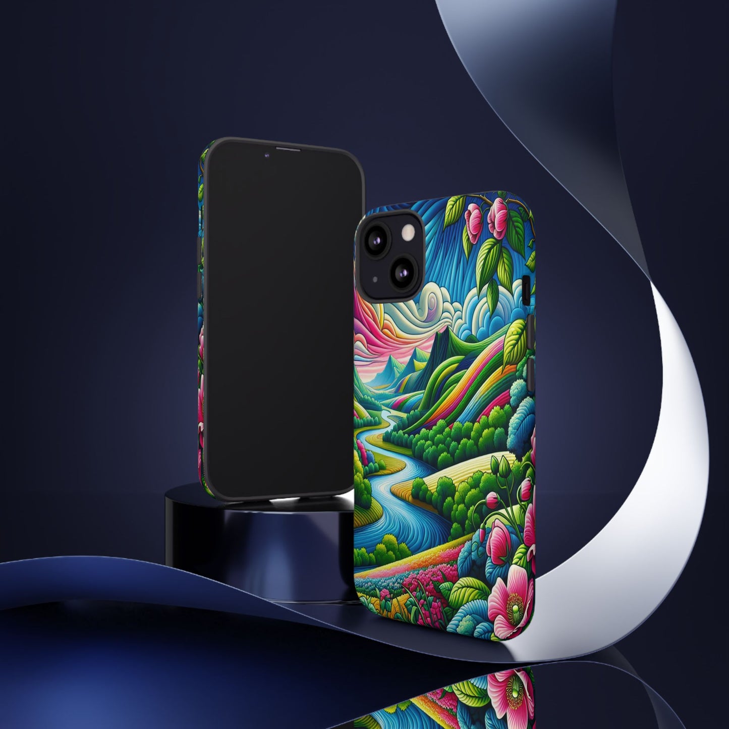 Colorful Landscape Fantasy - Phone Case