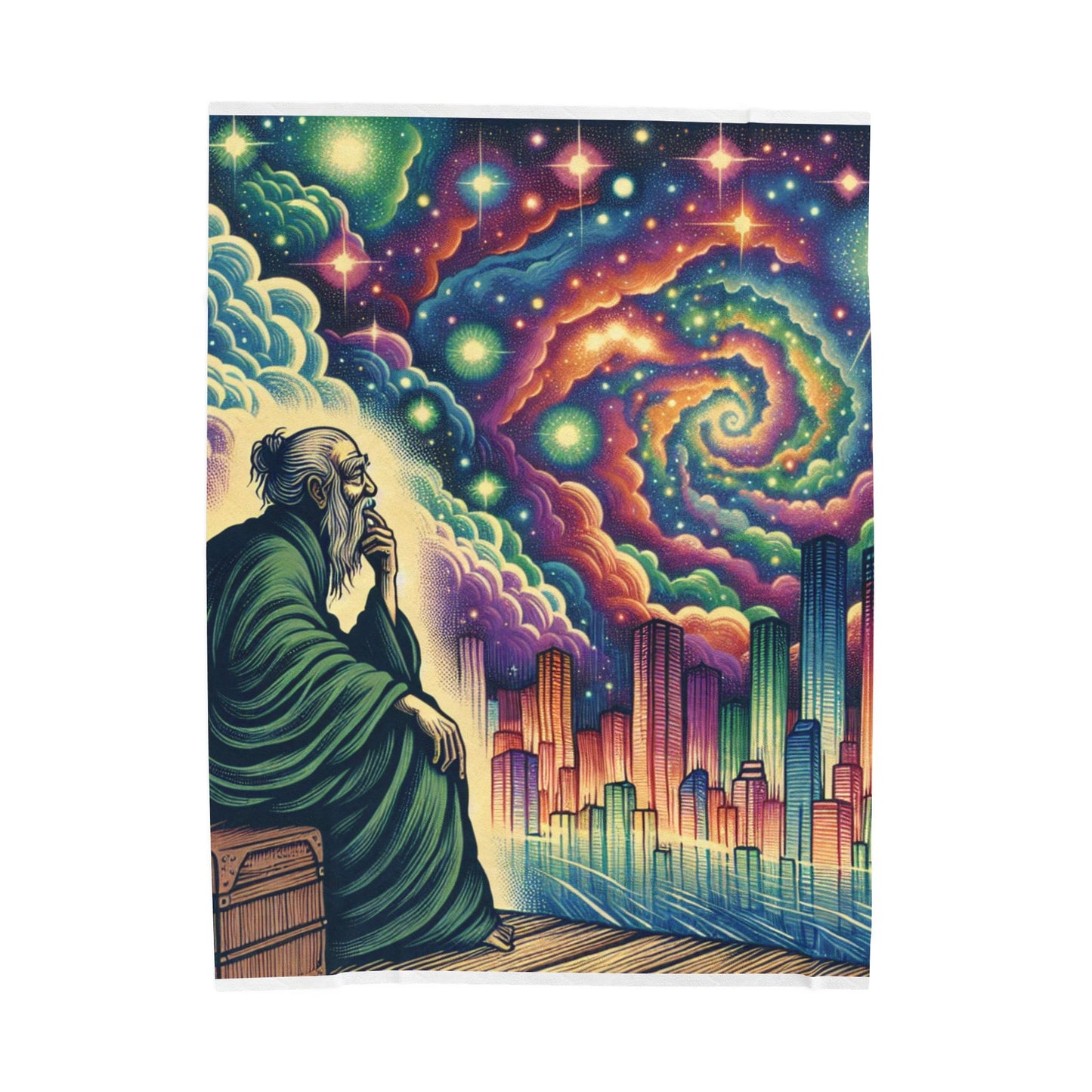 Galactic Musings of a Traveler - Plush Blanket