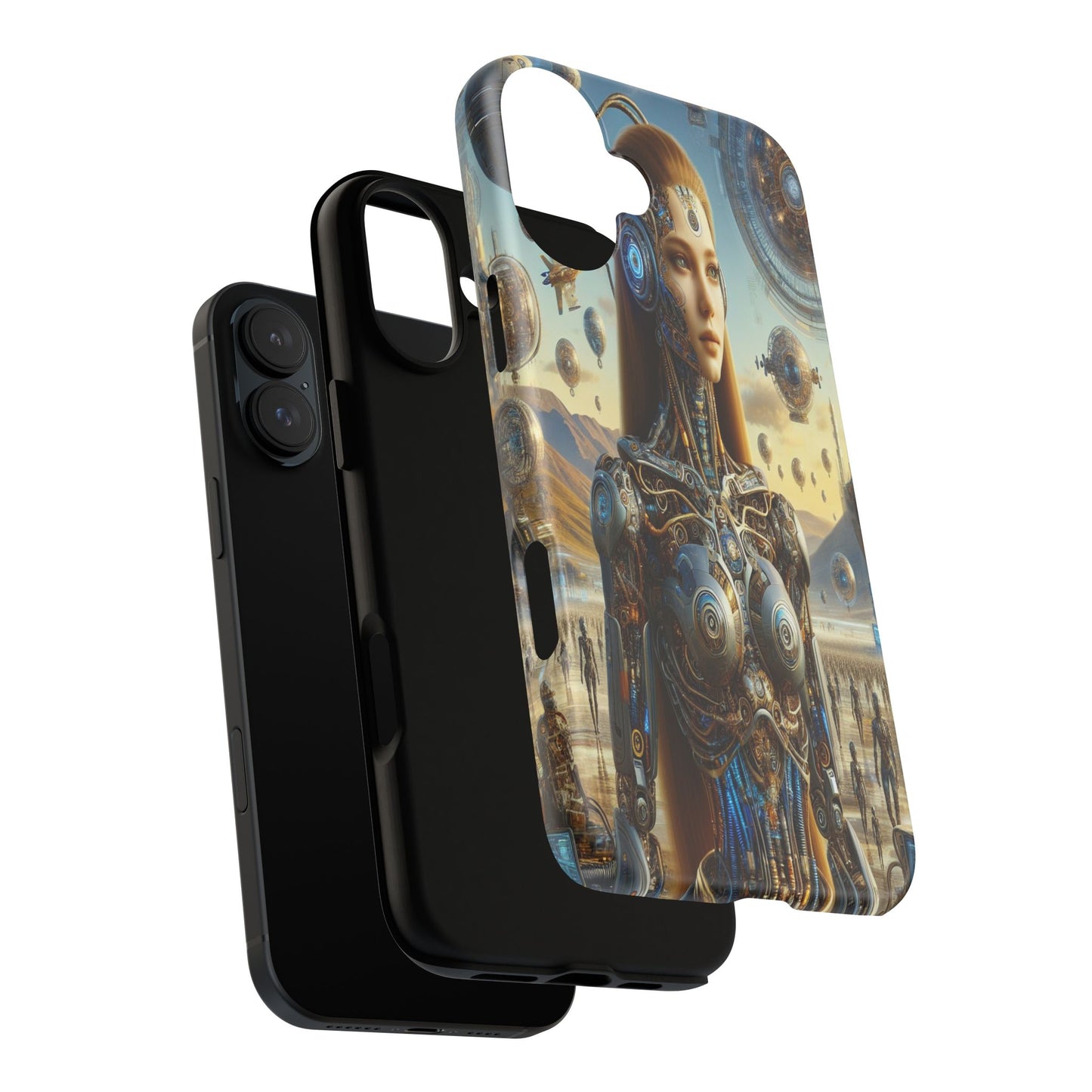 Futuristic Realm of Technology - Phone Case