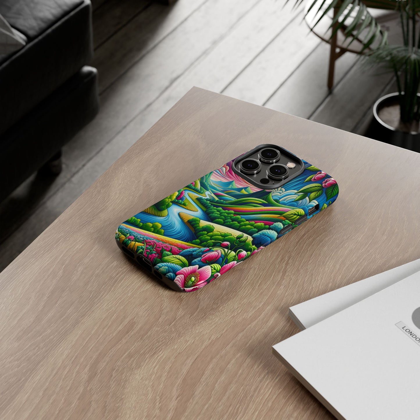 Colorful Landscape Fantasy - Phone Case