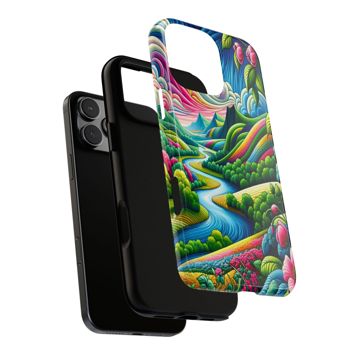 Colorful Landscape Fantasy - Phone Case