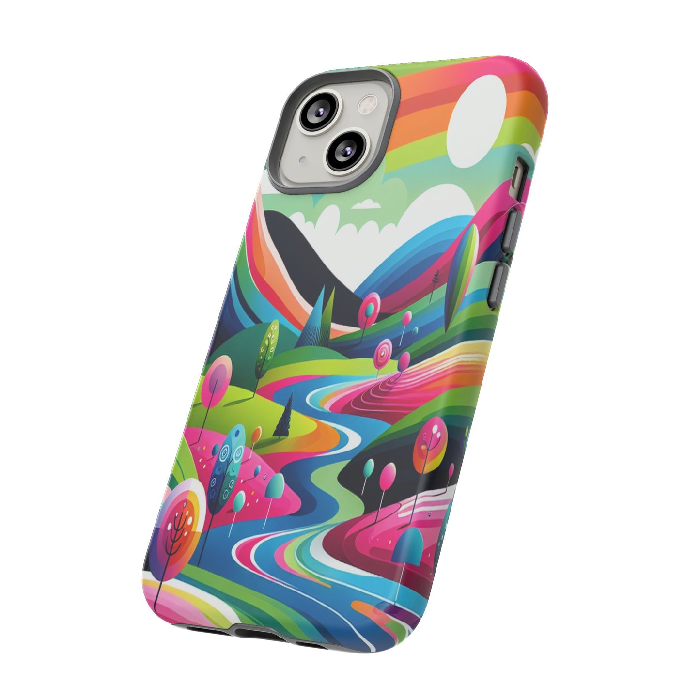 Colorful Landscape Journey - Phone Case