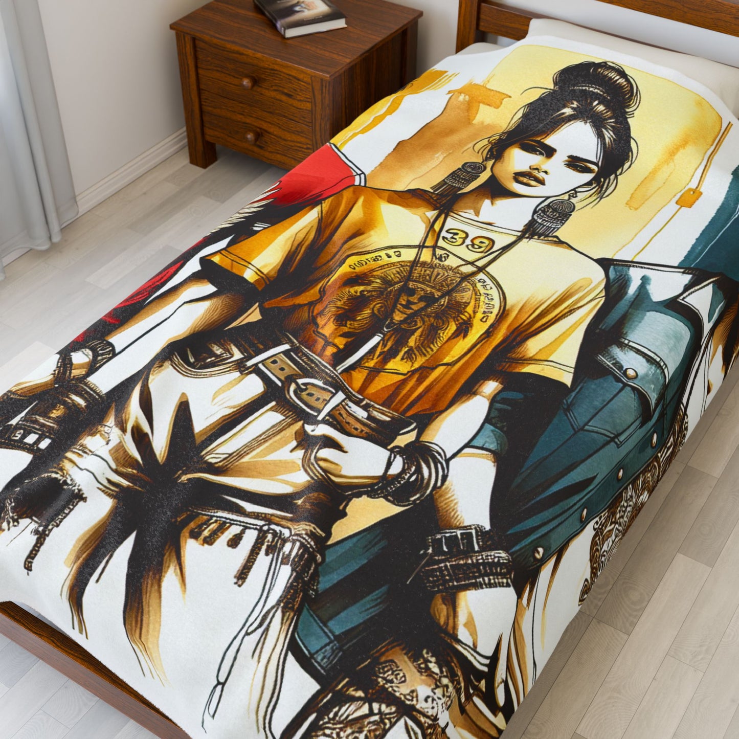 Fashionable Fresh Trio - Plush Blanket