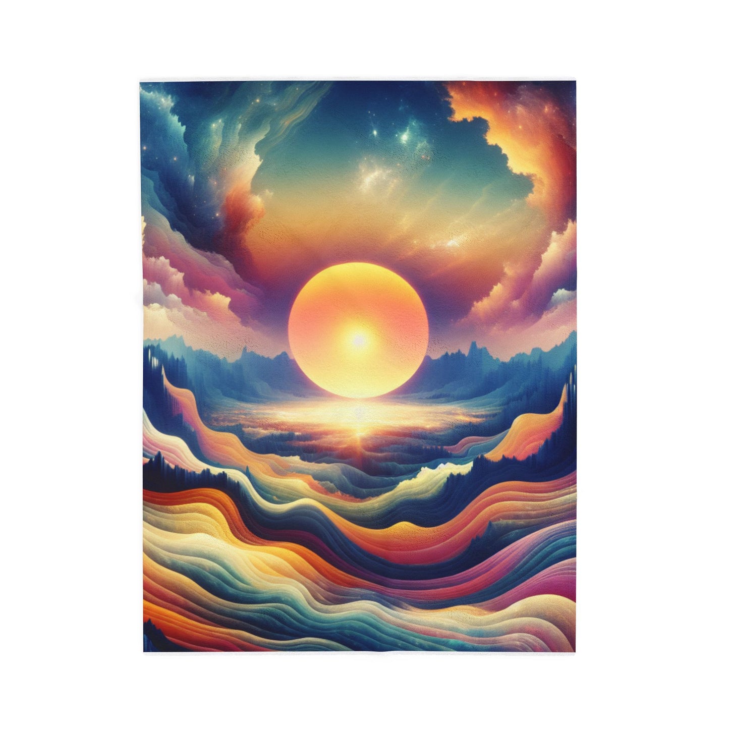 Solar Rhapsody - Plush Blanket