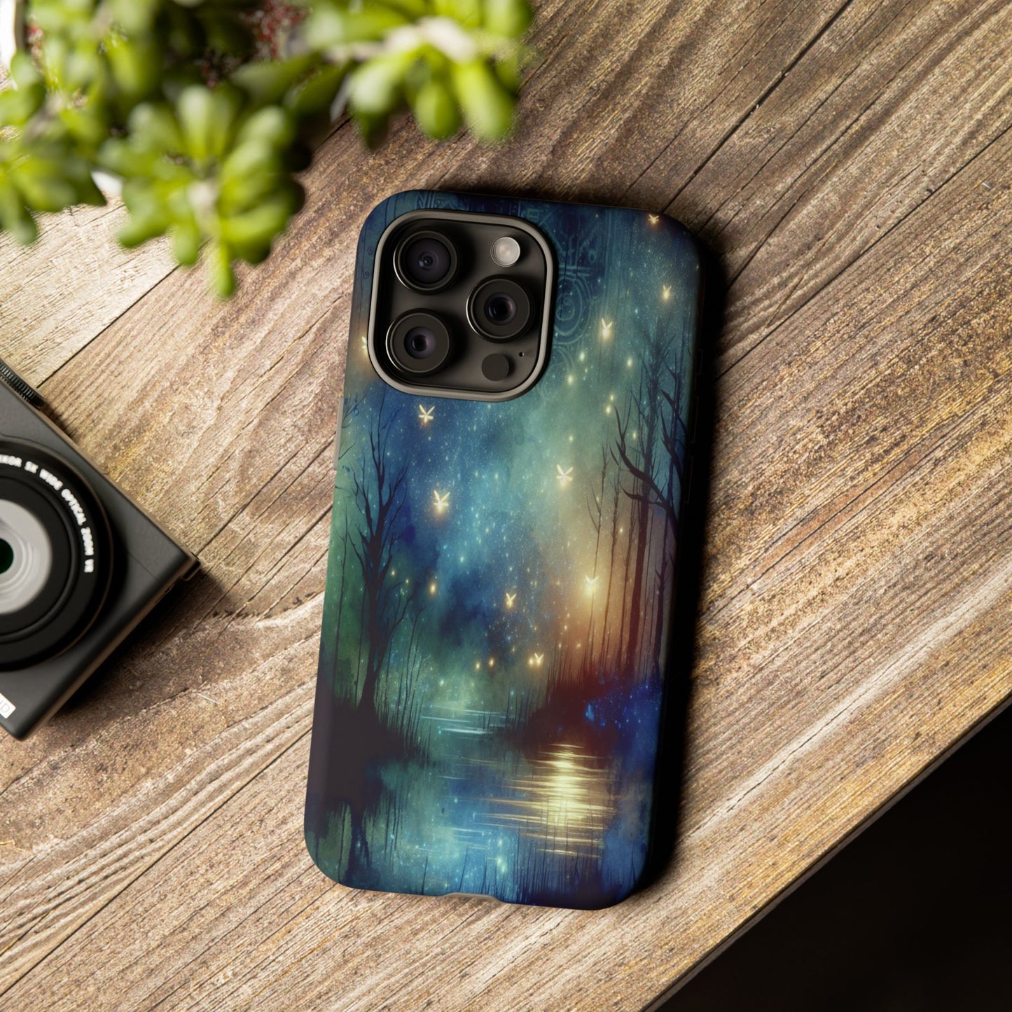 Starlit Fantasy Forest - Phone Case