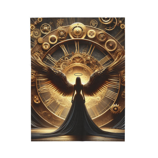 Guardian of the Timebound Wings - Plush Blanket