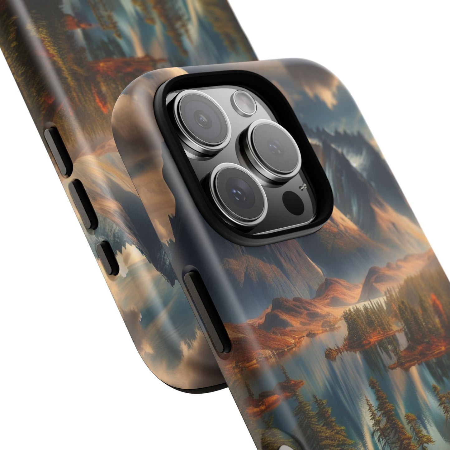 Custom ProtectiveMajestic Peaks and Tranquil WatersIphone Case Compatible With Iphone 16 15 14 - Phone Cover