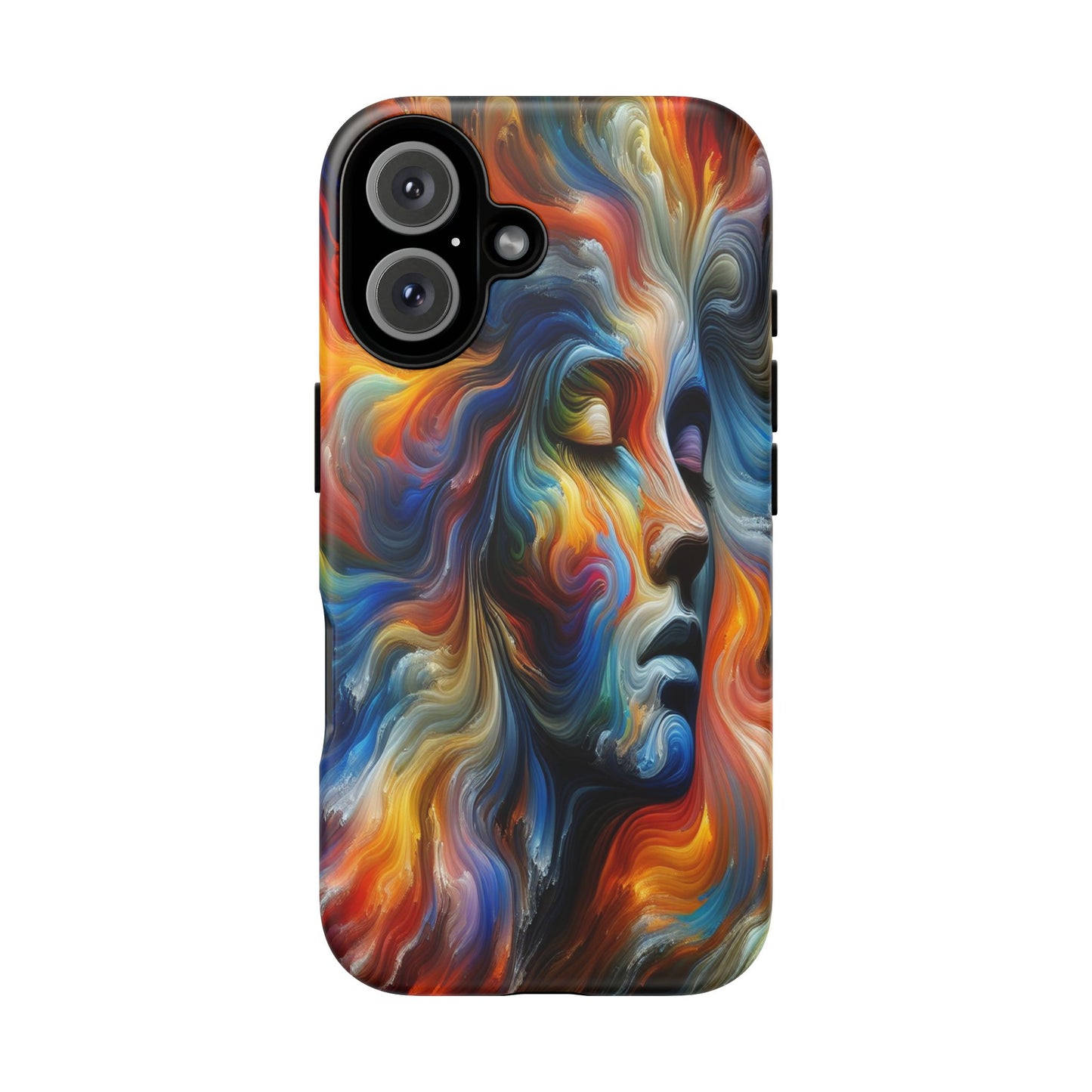 Custom Protective Whirlwind of Colors Iphone Case Compatible With Iphone 16 15 14 - Phone Cover