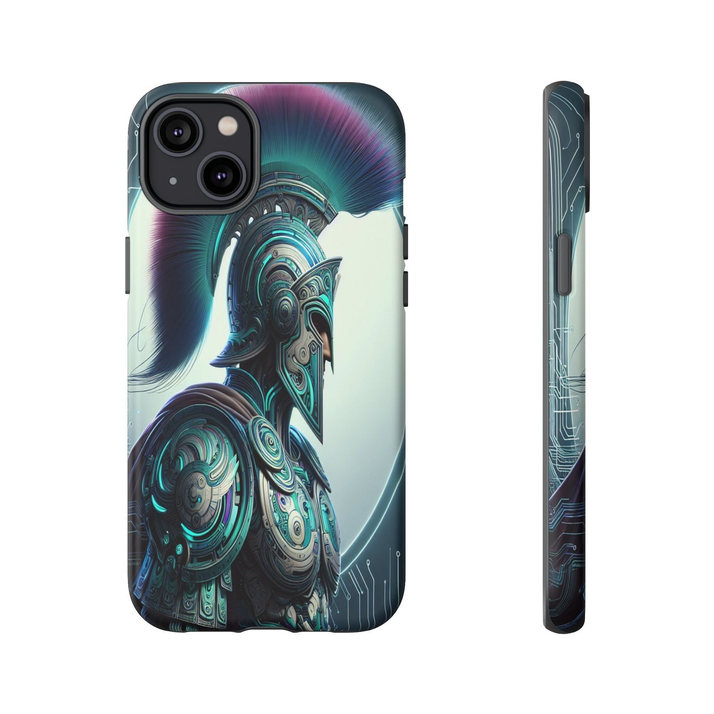 Custom ProtectiveGuardian of the Digital RealmIphone Case Compatible With Iphone 16 15 14 - Phone Cover