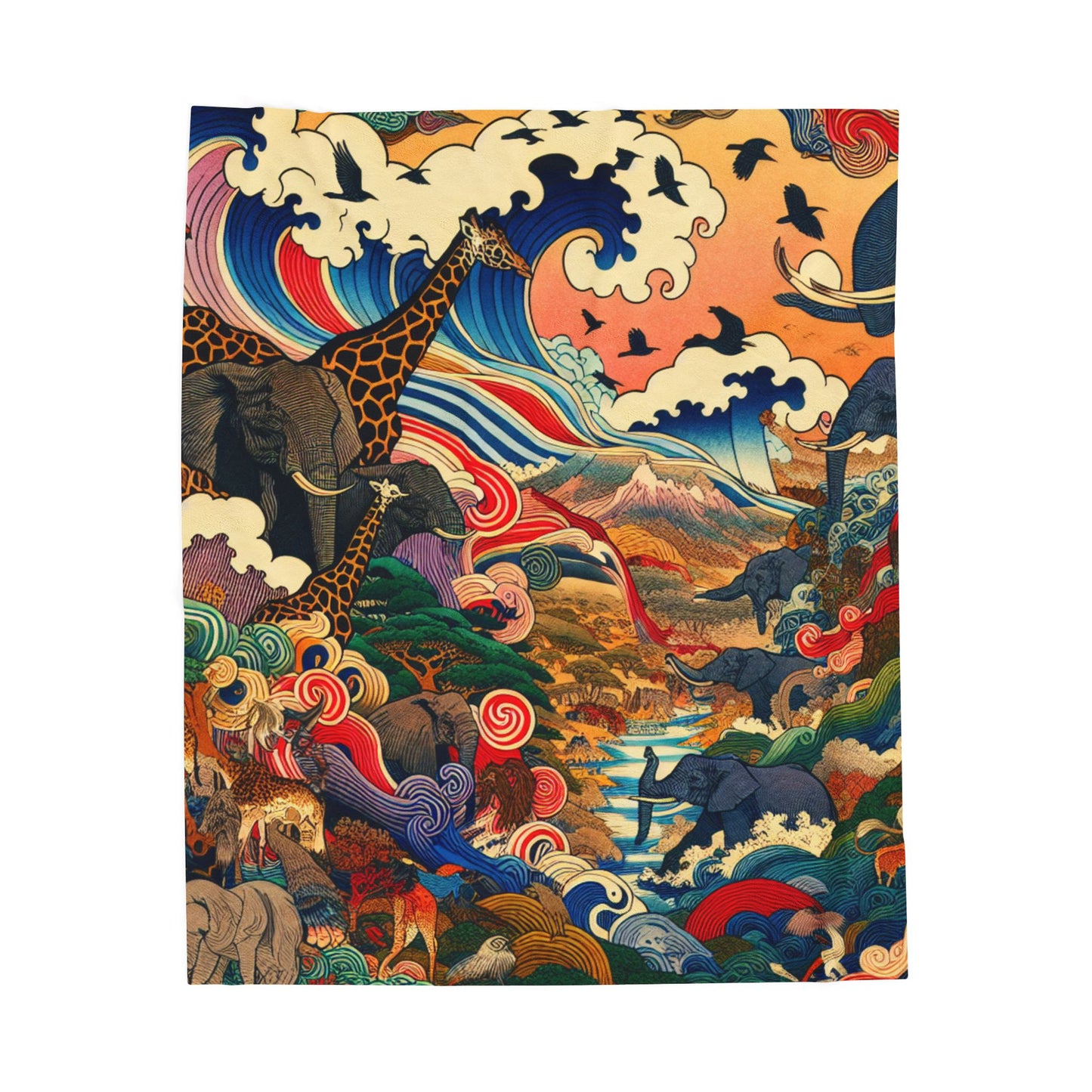 Safari Odyssey - Plush Blanket
