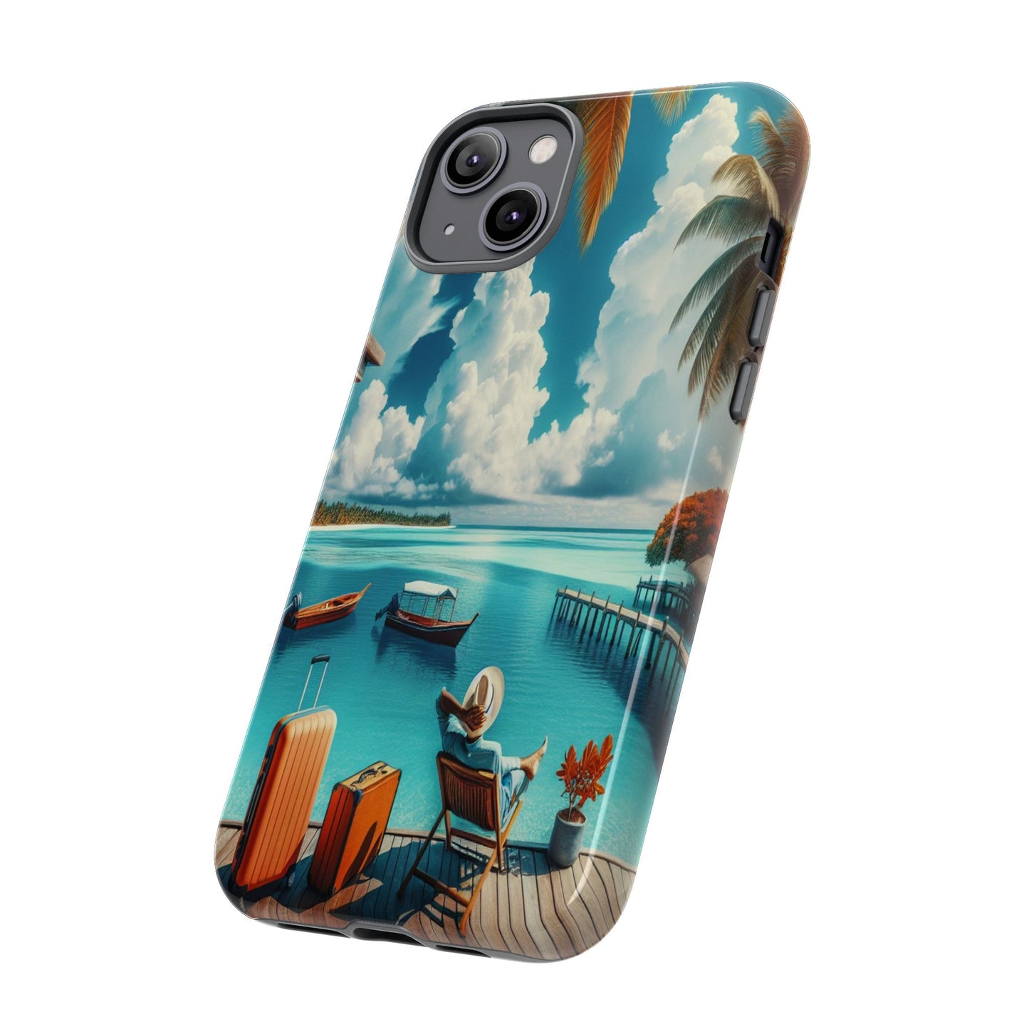 Island Escape Oasis - Phone Case